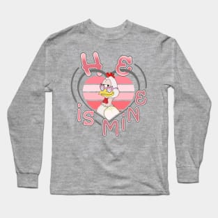 He is Mine Couple Matching Long Sleeve T-Shirt